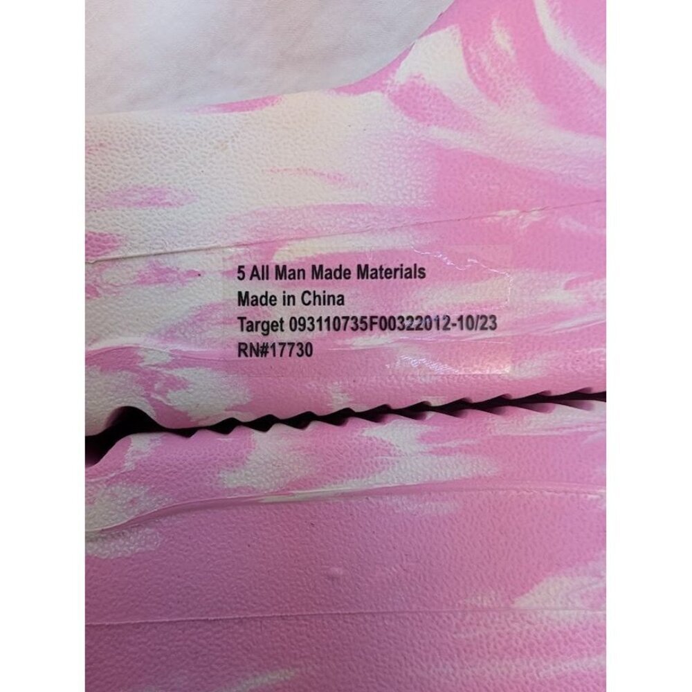 Art class girls size youth 5 pink and white marble Edie slides, chunky new, P8 - Picture 5 of 9